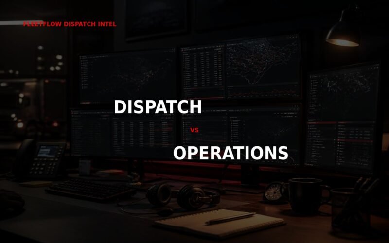 Blog Dispatch Vs Operations Management